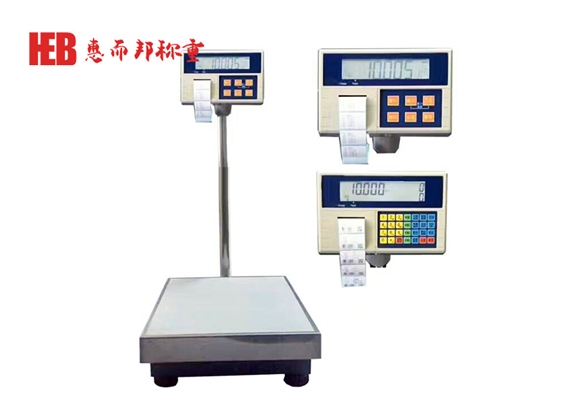 電子一體（tǐ）標簽（qiān）打印秤