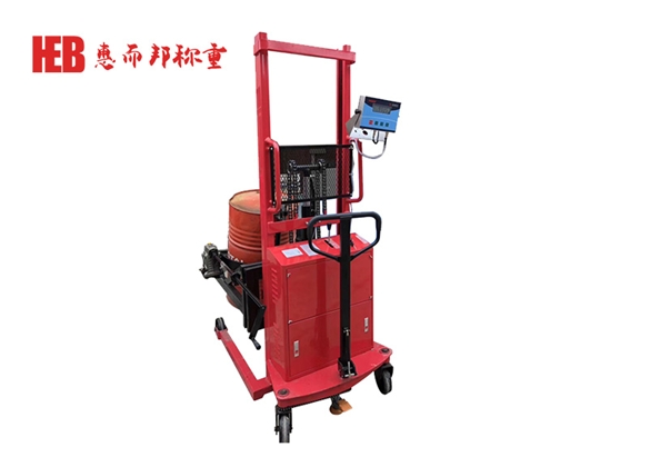 油桶裝卸機改裝電子秤